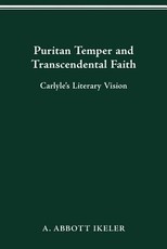 Puritan Temper and Transcendental Faith