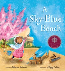 A Sky-Blue Bench