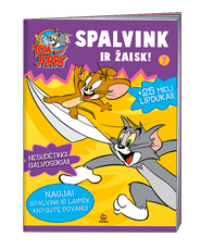 Tom and Jerry: spalvink ir žaisk + 25 lipdukai! (Nr. 7)