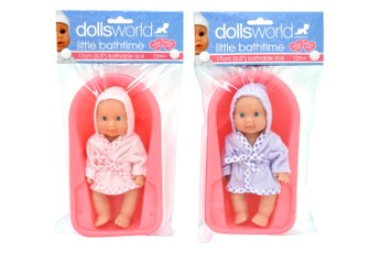 DOLLSWORLD Vonelė su lėlyte, 17 cm