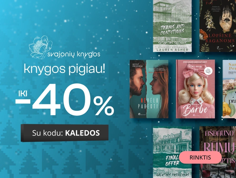 LEIDYKLOS SVAJONIŲ KNYGOS KNYGOMS - extra nuolaidos iki -40%!