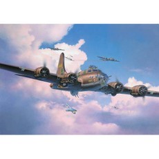 Plastikinis lėktuvo modelis B-17F „Memphis Belle“