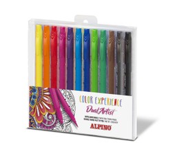 Flomasteriai ALPINO Color experience dual artist 12vnt