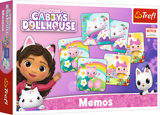TREFL GABBY´S DOLLHOUSE Žaidimas Memo „Gabby´s Dollhouse“