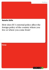 Züfle, N: How does EU's external policy affect the foreign p