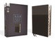 Zondervan: Nasb, Thinline Bible, Leathersoft, Black, Red Let