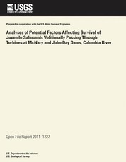 Analyses of Potential Factors Affecting Survival of Juvenile Salmonids Volitionally Passing Through Turbines at McNary and John Day Dams, Columbia River