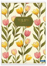 Sąsiuvinis A4 52lap. 80g TULIPS lang.