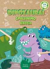 Dinozaurai. Spalvinimo knyga