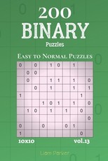 Binary Puzzles - 200 Easy to Normal Puzzles 10x10 vol.13