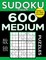 Sudoku Book 600 Medium Puzzles