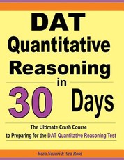 DAT Quantitative Reasoning in 30 Days
