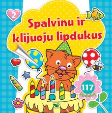 Spalvinu ir klijuoju lipdukus 2 (su 117 lipd.)