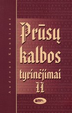 Prūsų kalbos tyrinėjimai II