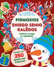 Sniego Senio pirmosios Kalėdos. Veiklos knyga su lipdukais Sniego Senio pirmosios Kalėdos. Veiklos knyga su lipdukais