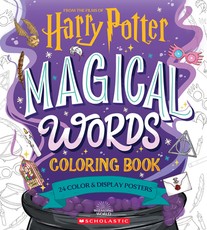 Magical Words Coloring Book: 24 Color & Frame Posters (Harry Potter)