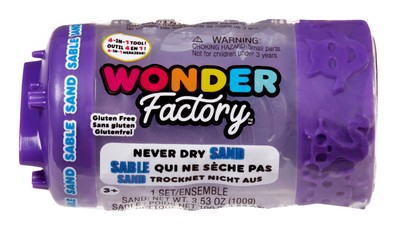 WONDER FACTORY NEVER DRY Kinetinis smėlis, 1 vnt.