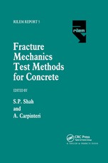Fracture Mechanics Test Methods for Concrete