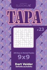 Sudoku Tapa - 200 Easy to Normal Puzzles 9x9 (Volume 23)