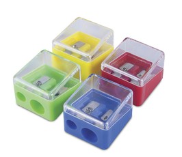 Dvigubas drožtukas, plastikinis