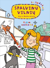 Spalvinu Vilnių. Vija ir Meška mieste. 4–6 m. vaikams