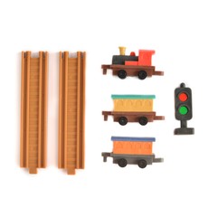 IWAKO trintukų-dėlionių rinkinys „Locomotive Set“