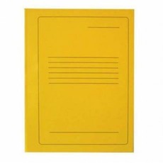 Kartoninis segtuvėlis su spauda geltonas A4