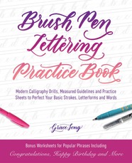 Song, G: Brush Pen Lettering Practice Book