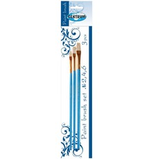 Teptukų rinkinys plokšti 3vnt.(Nr 2,4,6) Centrum