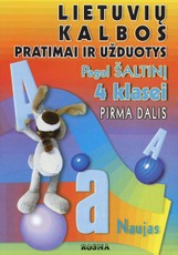 Lietuvių kalbos pratimai ir užduotys 4 klasei, 1 dalis