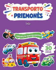 Transporto priemonės: lipdukų ir veiklos knyga