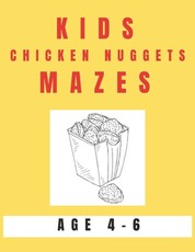 Kids Chicken Nugget Mazes Age 4-6