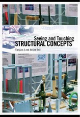 Seeing and Touching Structural Concepts