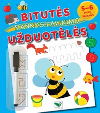 Bitutės rankos lavinimo užduotėlės 5–6 metų vaikams Bitutės rankos lavinimo užduotėlės 5–6 metų vaikams