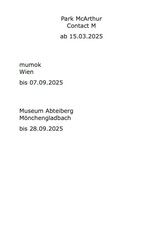 Park McArthur. Contact M