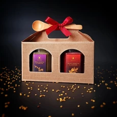 Medaus skanėstų lagaminas „Skanėstų pora“, 2x220 g