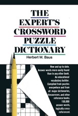 The Expert's Crossword Puzzle Dictionary