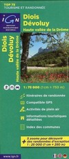 IGN 75 000 Touristische Wanderkarte 09 Diois - Devoluy - Haute Vallée de la Drôme