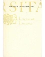 Universitas lingvarum Litvaniae. Anoniminė 1737 m. gramatika