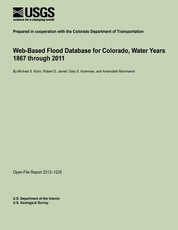 Web-Based Flood Database for Colorado, Water Years 1867 through 2011