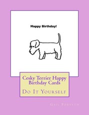 Cesky Terrier Happy Birthday Cards