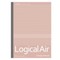 Lengvas sąsiuvinis „Logical Air A” B5, linijomis, rožinis