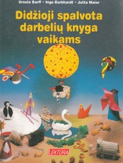 Didžioji spalvota darbelių knyga vaikams