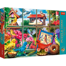 TREFL Premium Plus Dėlionė „Paukščiai“ 1000 det.