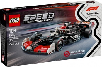 Speed Champions 77250 F1 lenktynių automobilis MoneyGram Haas Team VF-24.