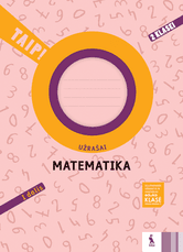 Matematika. Užrašai 2 klasei, 1 dalis. Serija TAIP!