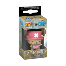 FUNKO POP! Raktų pakabutis:  One Piece - Tony Tony Chopper with Cotton Candy