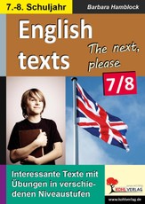 English texts - The next, please. / Klasse 7-8