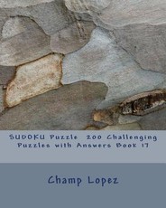 SUDOKU Puzzle 200 Challenging Puzzles with Answers Book 17