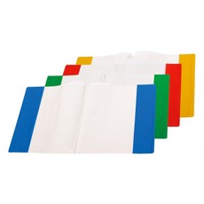 Aplankalai su spalvotais kraštais A5 10vnt.